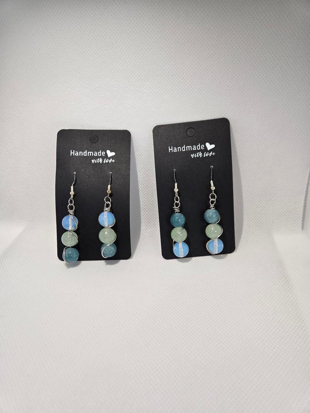 Crystal Wire Wrapped Earrings